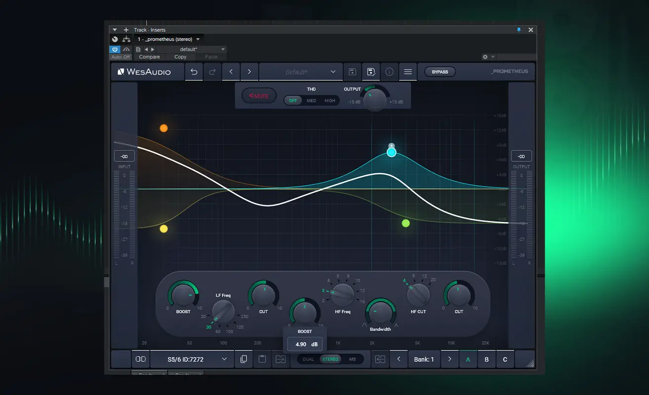 灵活的 DAW / 现场插件控制与瞬时召回