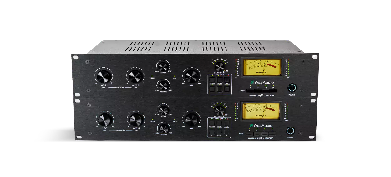 WesAudio ng76 compresseur FET 100% analogique à commandes numériques